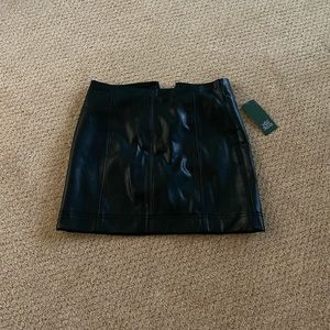 Wild Fable Leather Skirt